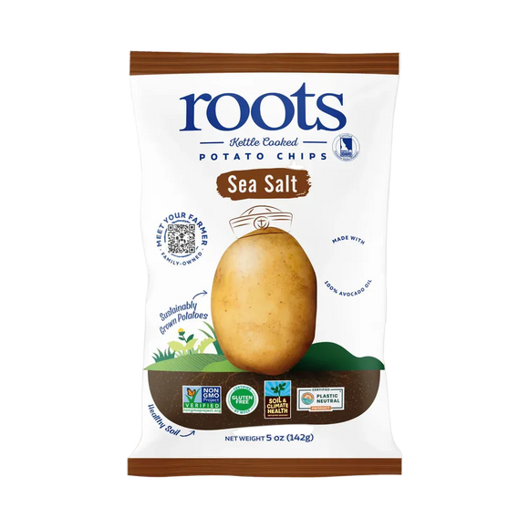Roots Sea Salt Potato Chips - 5 OZ