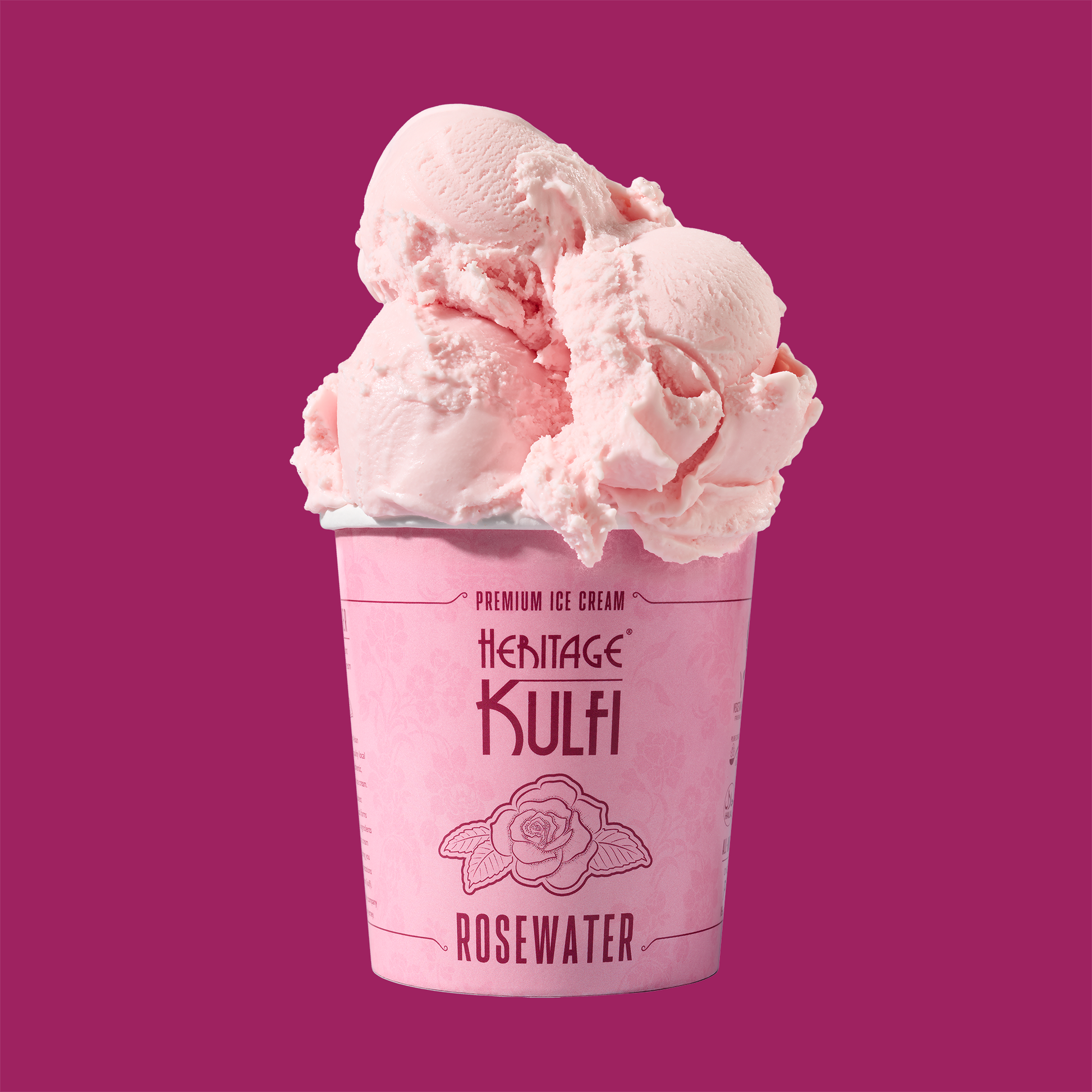 Rosewater Ice Cream - 16 OZ