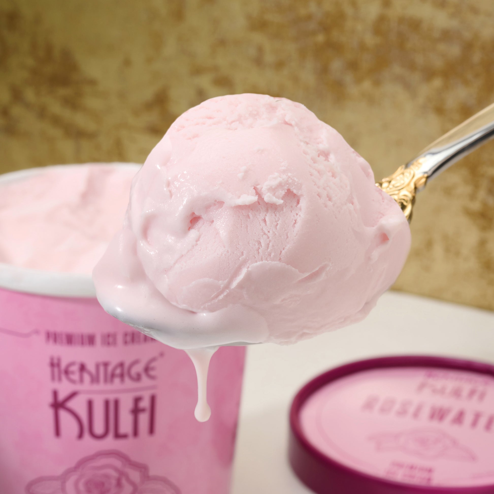 Rosewater Ice Cream - 16 OZ