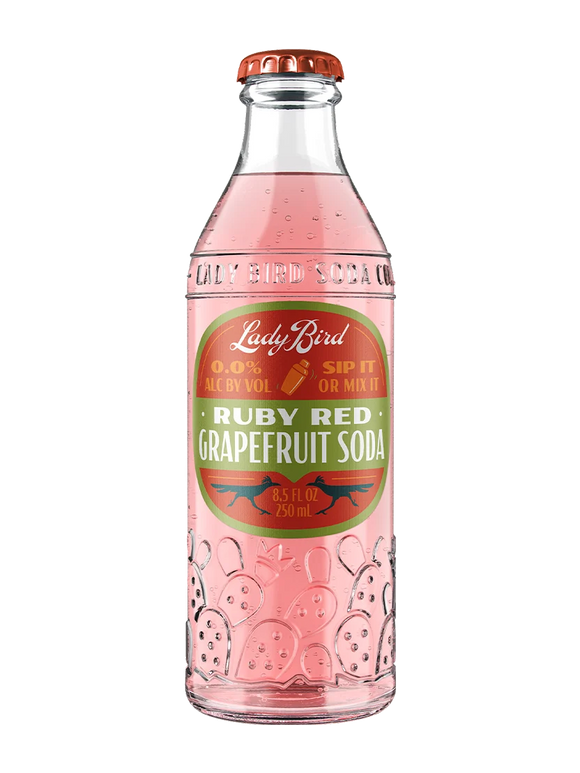 Lady Bird Ruby Red Grapefruit Soda - 8.5 FO