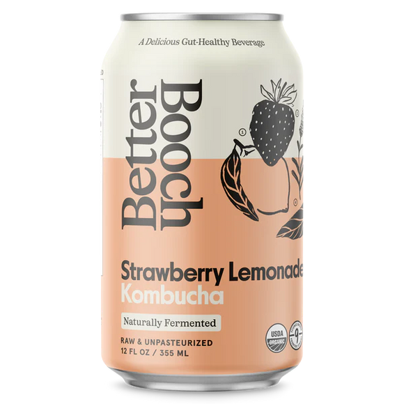 Organic Strawberry Lemonade Kombucha - 12 FO