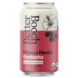 Organic Hibiscus Healer Kombucha - 12 FO