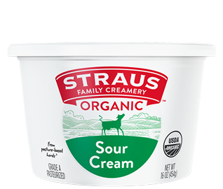 Straus Organic Sour Cream - 16 FO