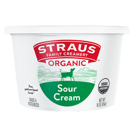 Straus Organic Sour Cream - 16 FO