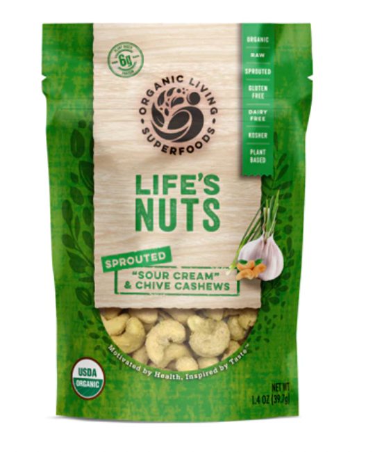 Organic Sprouted Sour Cream & Chive Cashews