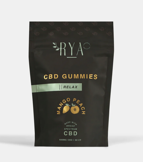 Mango Peach CBD Gummies 60 ct