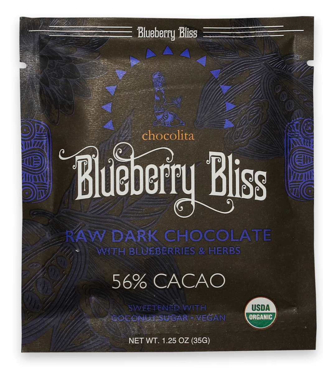 Blueberry Bliss Raw Chocolate Bar