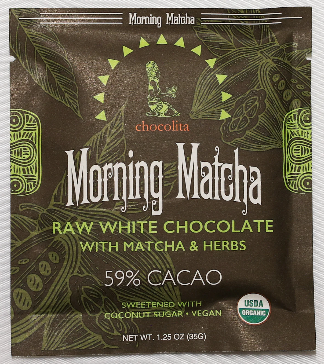 Morning Matcha Raw Chocolate Bar