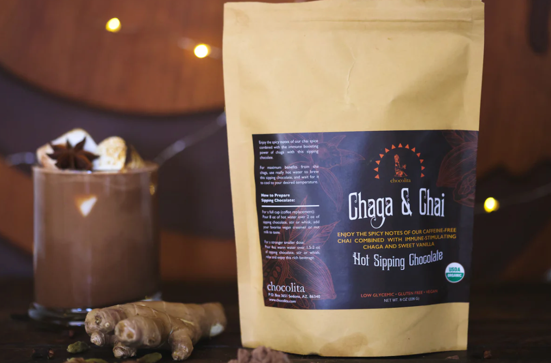 Chaga & Chai Hot Sipping Chocolate