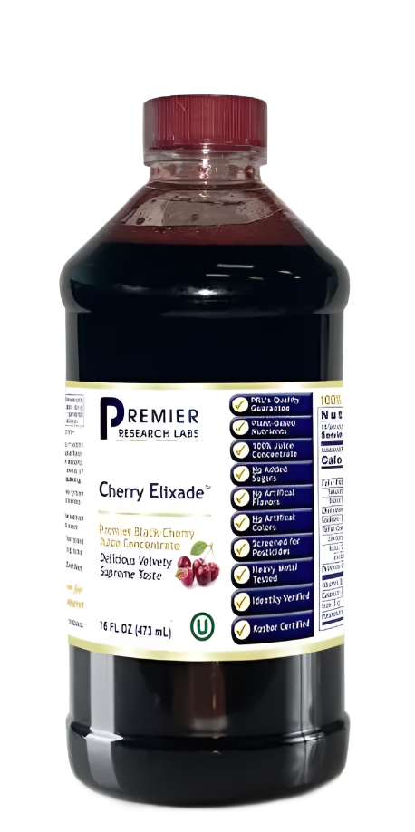 Cherry Elixade Premier Black Cherry Juice Concentrate 16 OZ.