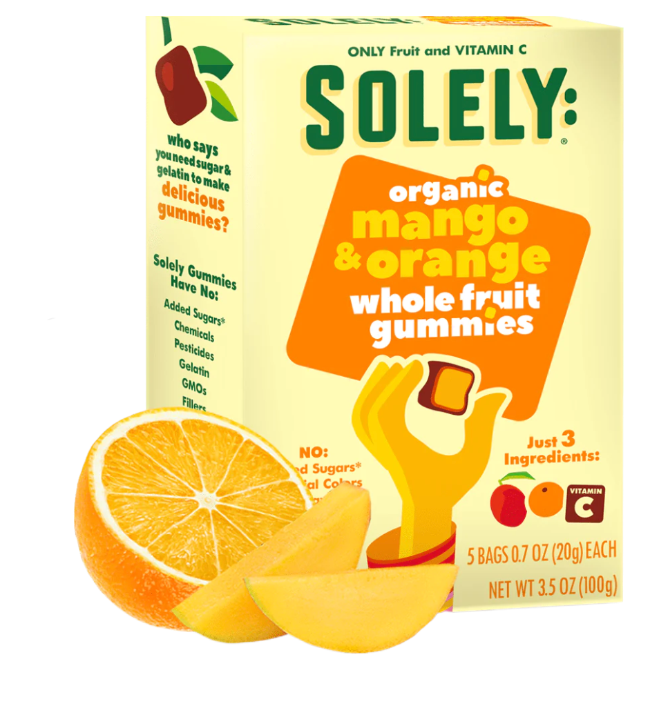 Organic Mango & Orange Fruit Gummies - 3.5 OZ
