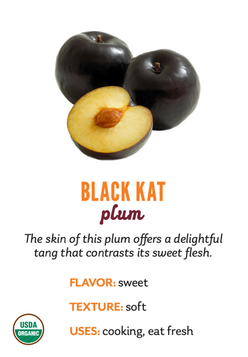 Organic Black Cat Plum - EACH