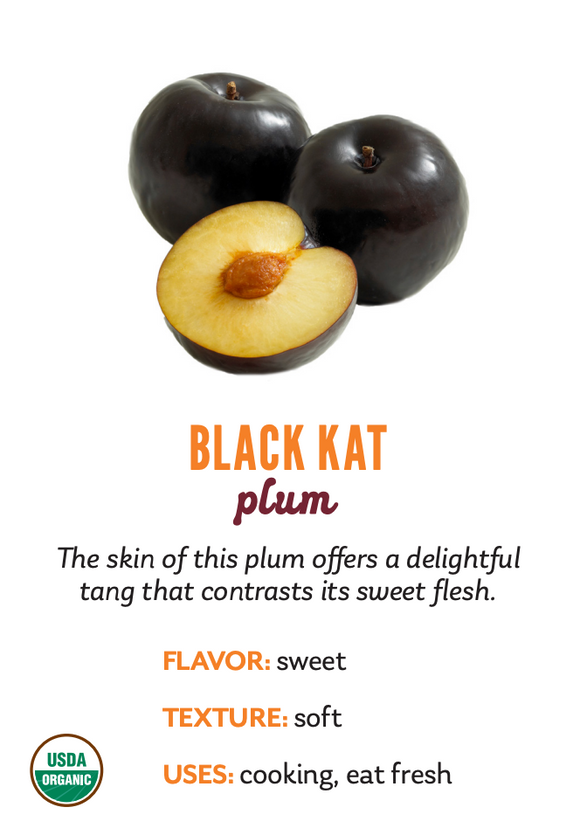 Organic Black Cat Plum - EACH
