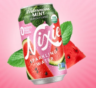 Nixie Watermelon Mint Sparkling Water - 12 FO