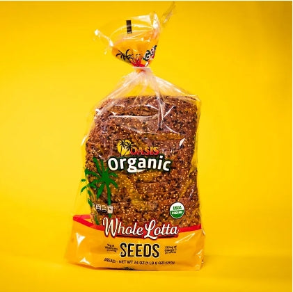 Whole Lotta Seeds Whole Wheat Bread - 24 OZ