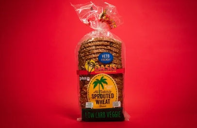 Sprouted Wheat Low Carb Veggie Bread - 16 OZ