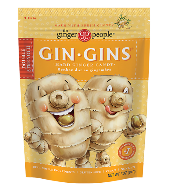 Double Strength Hard Ginger Candy - 3 OZ