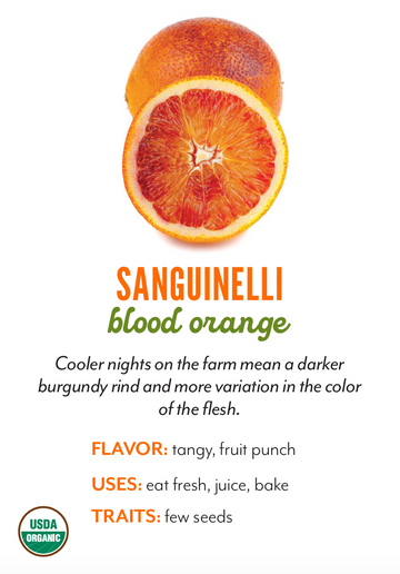 Organic Sanguinelli Blood Orange - EACH
