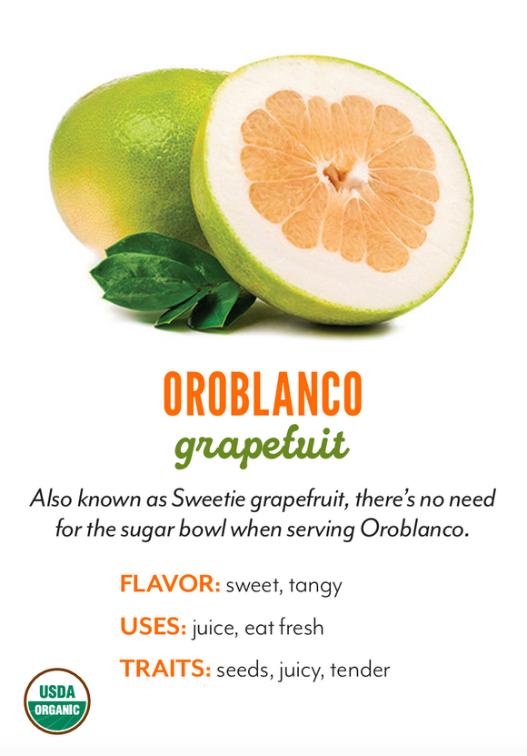 Organic Oro Blanco Grapefruit - EACH