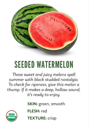 Organic Seeded Watermelon - EACH