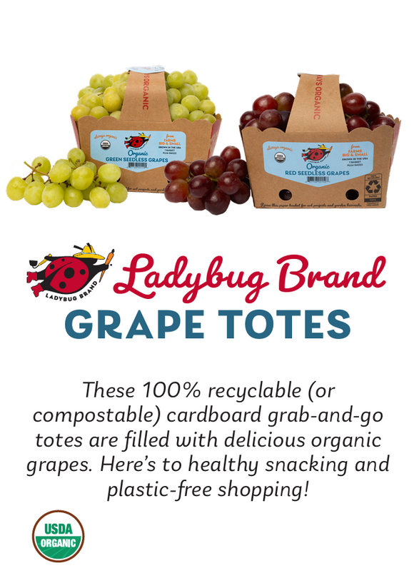 Organic Sugraone Grapes - 2 LB BIN