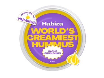 Habiza Garlic & Green Onion Hummus - 10 OZ