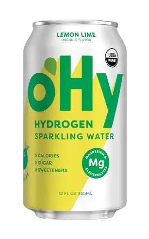 Ohy Organic Lemon Lime Hydrogen Sparkling Water - 8 PK
