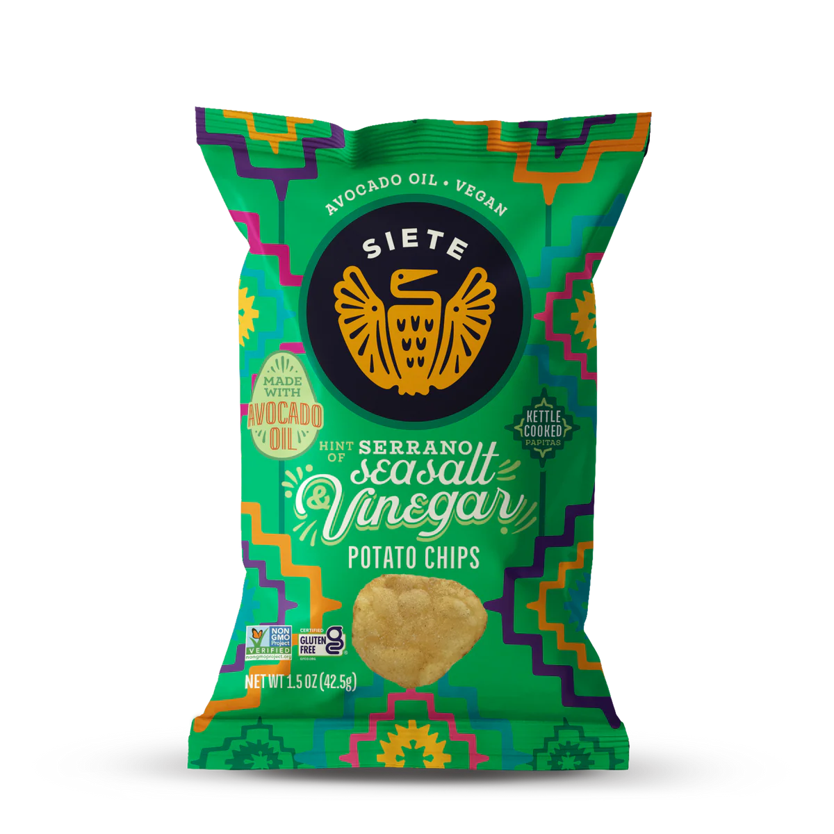 Siete Salt & Vinegar Potato Chips - 1.5 OZ