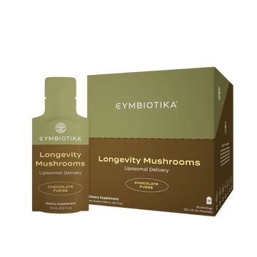 CYMBIOTIKA Longevity Mushrooms Liposomal Delivery - 30x10 ML POUCH