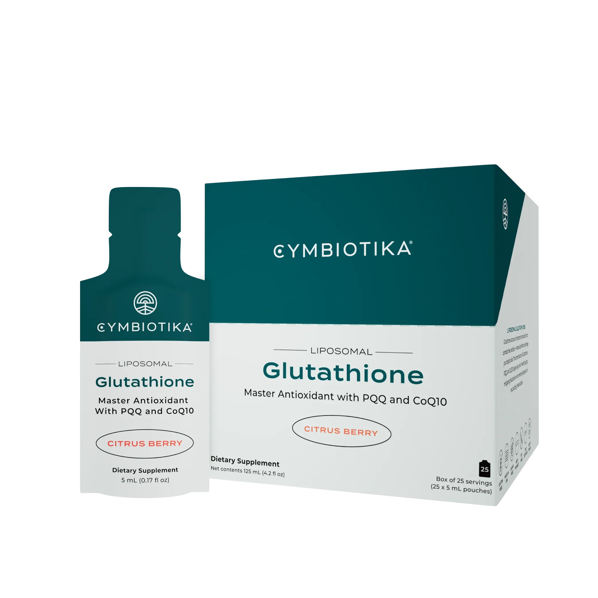 CYMBIOTIKA Glutathione with PQQ & CoQ10 - 5 ML POUCH