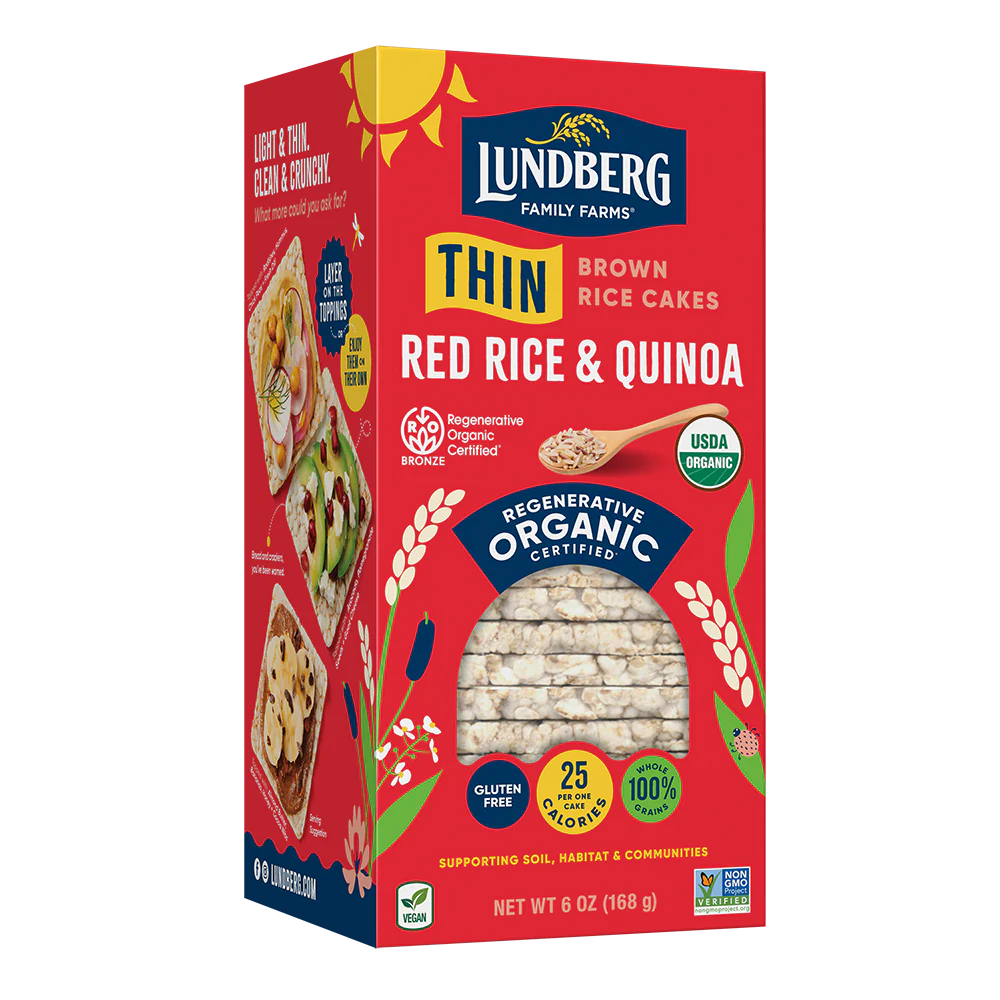 Organic Red Rice & Quinoa Thin Stackers - 6 OZ