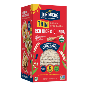 Organic Red Rice & Quinoa Thin Stackers - 6 OZ