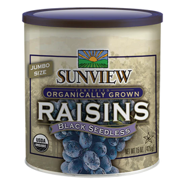 Organic Black Seedless Raisins - 15 OZ