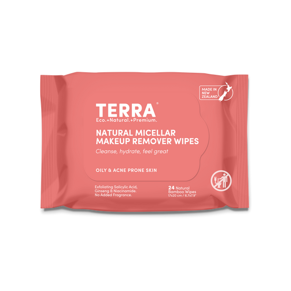 Terra Acne Makeup Remover Wipes - 24 PK