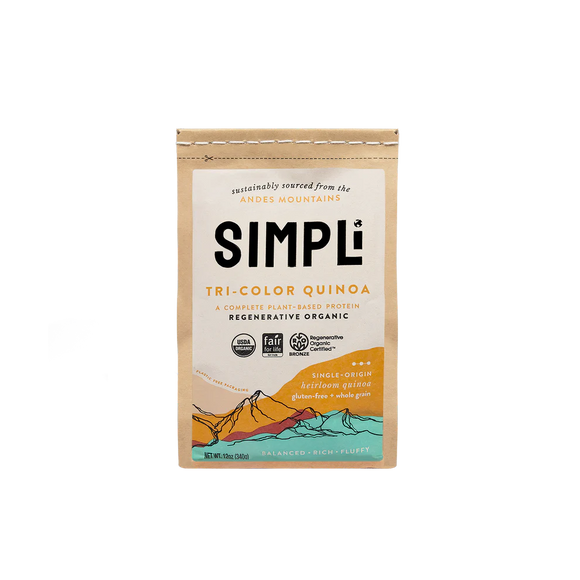 Simpli Organic Tri-Color Quinoa - 12 OZ