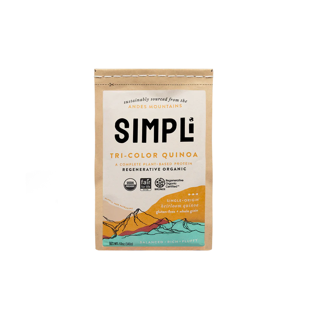 Simpli Organic Tri-Color Quinoa - 12 OZ