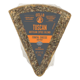 Cello Tuscan Rubbed Fontal Cheese - 5 OZ