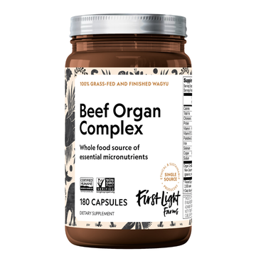 First Light Beef Organ Complex - 180 CAP