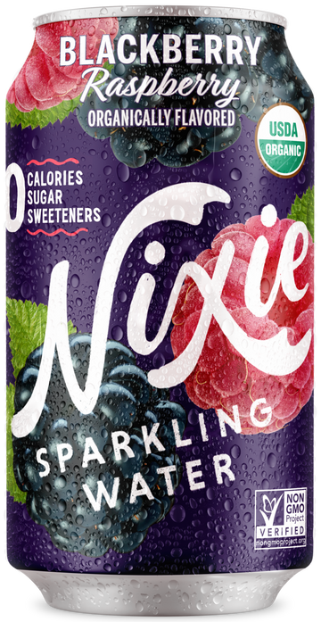 Nixie Blackberry Raspberry Sparkling Water - 12 FO