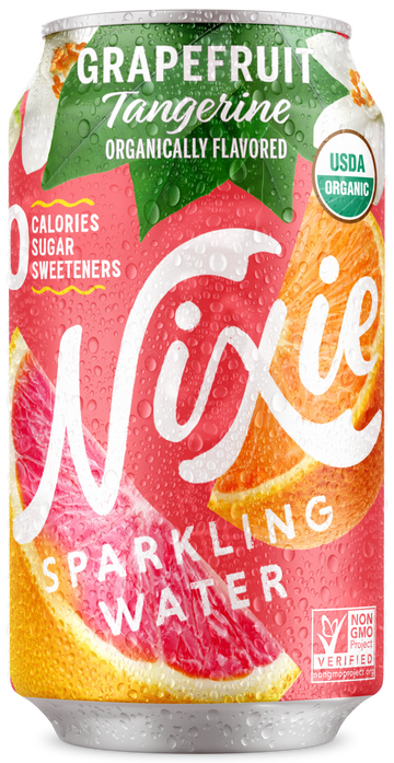 Nixie Grapefruit Tangerine Sparkling Water - 12 FO