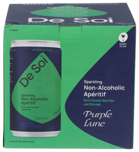De Soi Purple Lune Mocktail - 4 PK