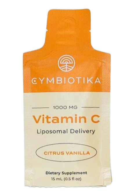 CYMBIOTIKA Vitamin C 1000 MG Liposomal Delivery - 15 ML POUCH
