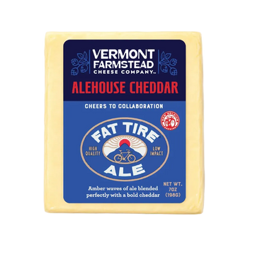 Vermont Farmstead Fat Tire Ale Aged Cheddar Cheese - 7 OZ
