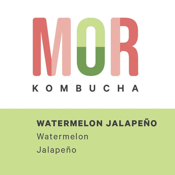 Mor Watermelon Jalapeno Kombucha - 12 FO