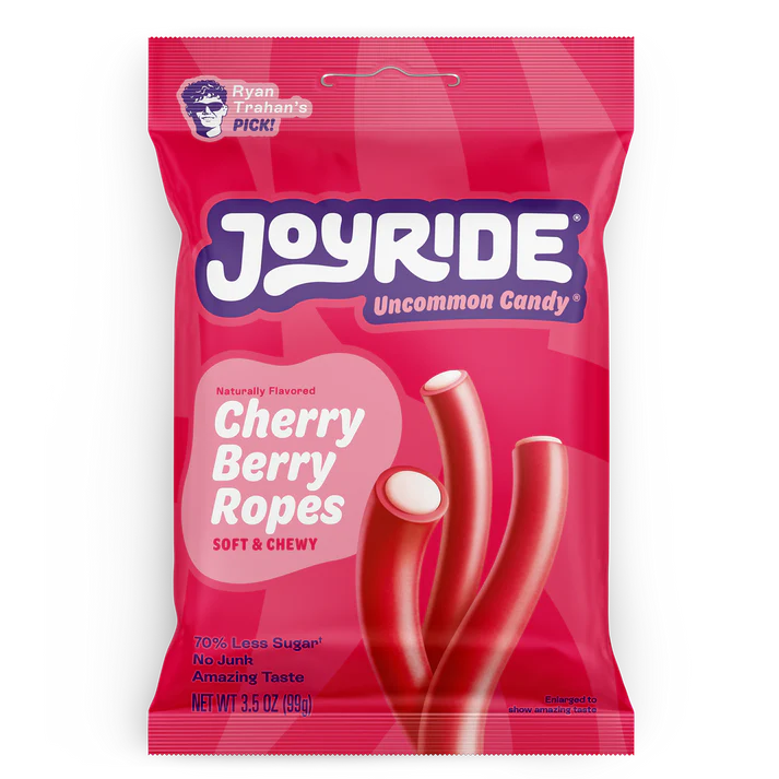 Joyride Ropes Joyride Cherry Berry Ropes - 3.5 OZ | Juneau Natural