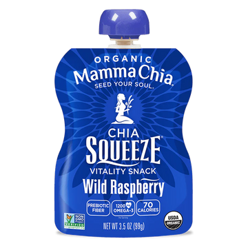 Organic Wild Raspberry Chia Squeeze - 3.5 OZ