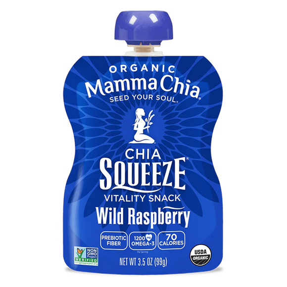 Organic Wild Raspberry Chia Squeeze - 3.5 OZ