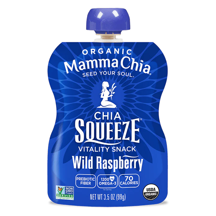 Organic Wild Raspberry Chia Squeeze - 3.5 OZ