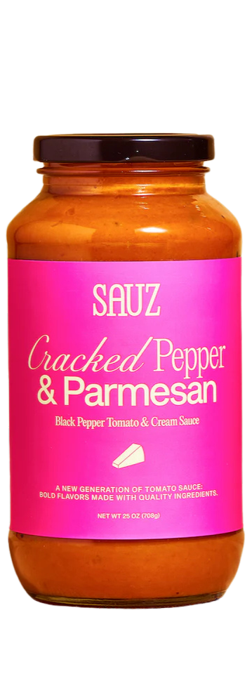 Sauz Cracked Pepper and Parmesan Sauce - 25 OZ