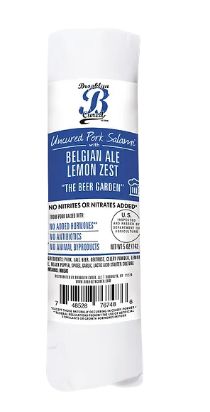 Salami with Belgian Ale and Lemon Zest (The Beer Garden)